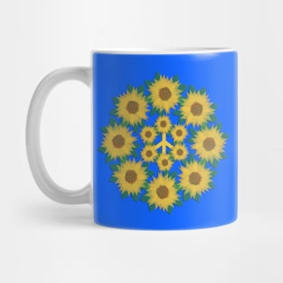 Sunflower Peace Mug